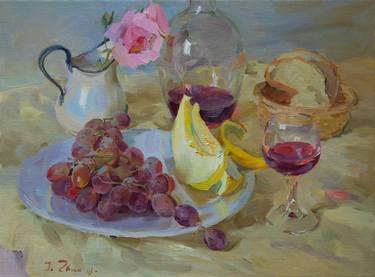 Print of Impressionism Food & Drink Paintings by Igor Zhuk