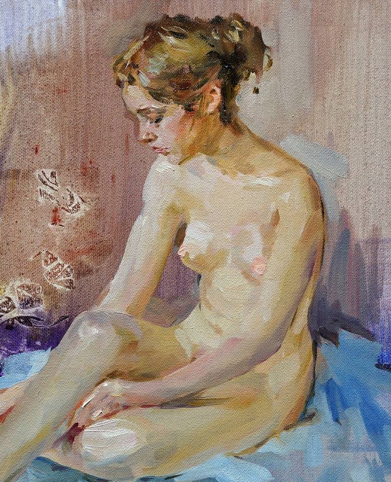 Original Impressionism Nude Painting by Igor Zhuk