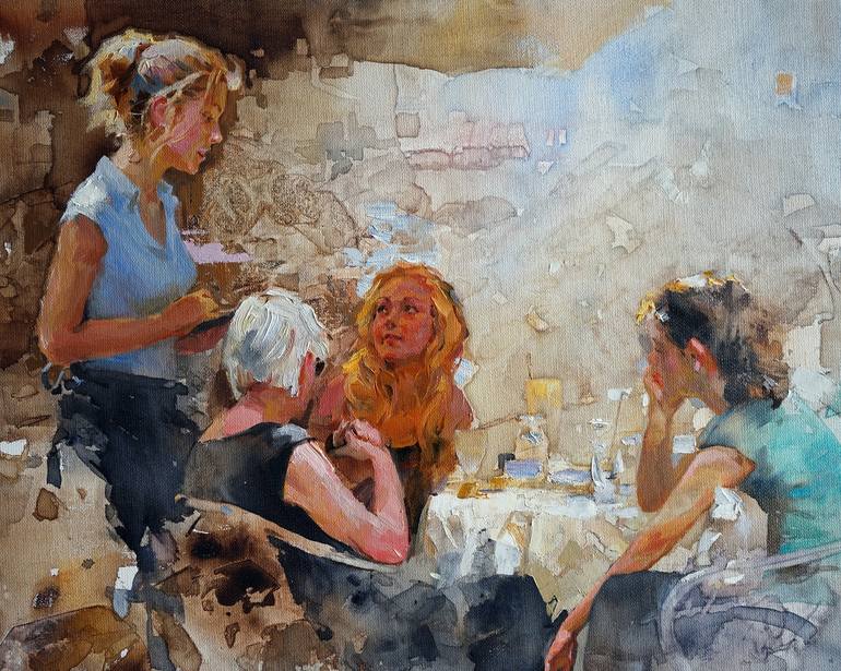 Original Figurative Women Painting by Igor Zhuk