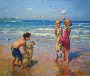 Print of Figurative Children Paintings by Igor Zhuk