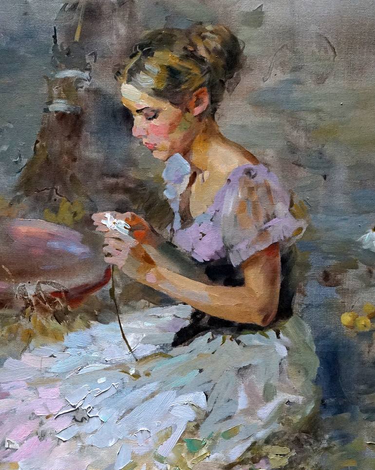 Original Figurative Women Painting by Igor Zhuk
