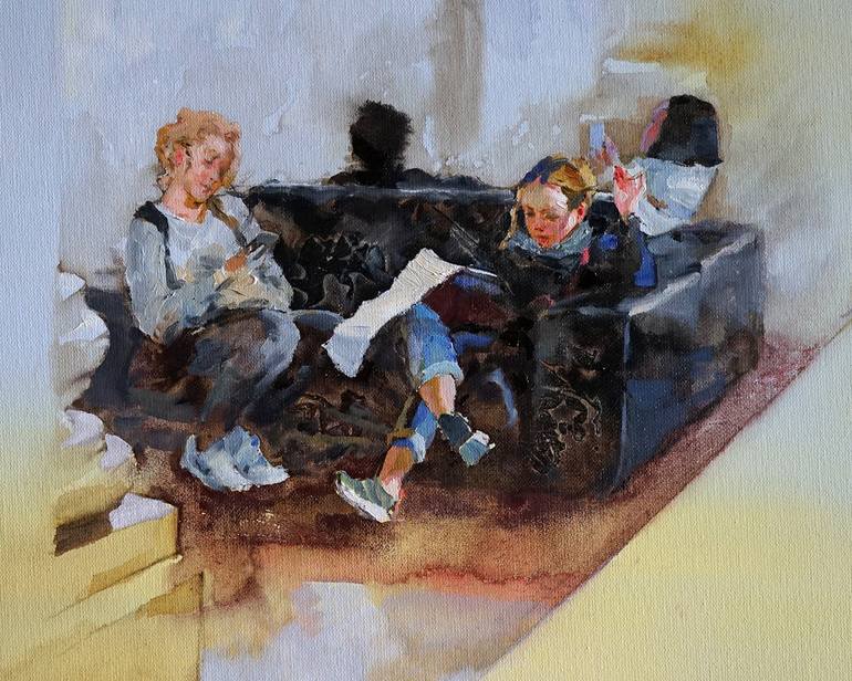 Original Figurative People Painting by Igor Zhuk