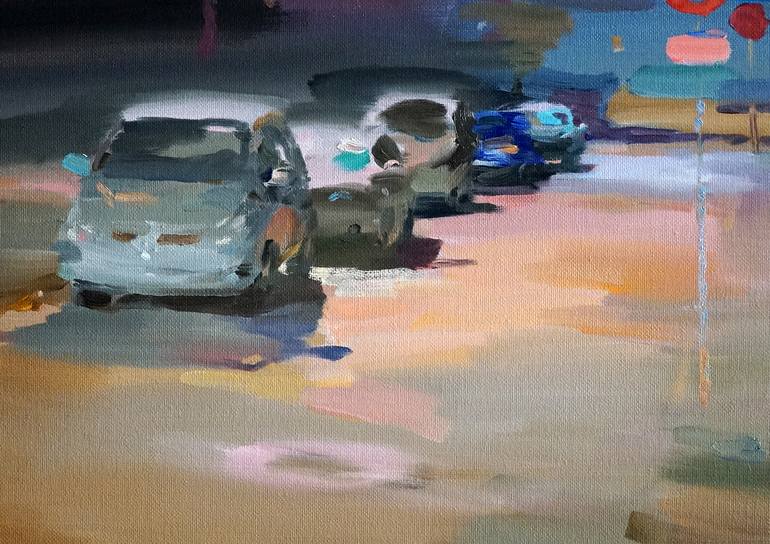 Original Figurative Car Painting by Igor Zhuk