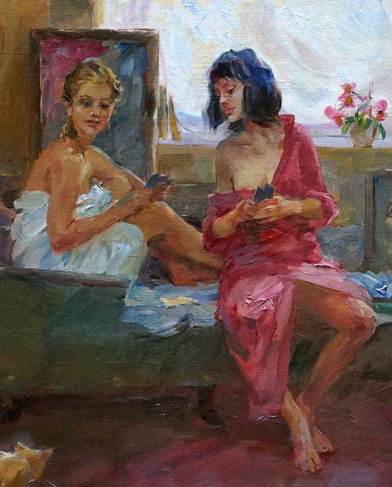 Original Figurative Women Painting by Igor Zhuk