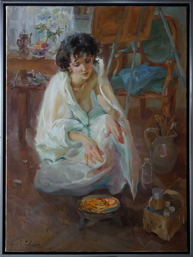Original Women Painting by Igor Zhuk