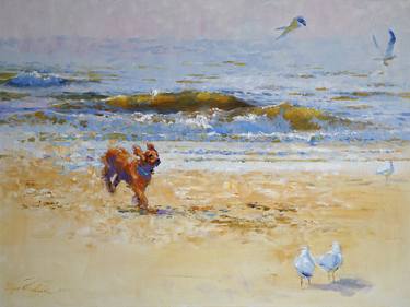 Print of Figurative Dogs Paintings by Igor Zhuk