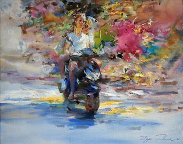 Print of Figurative Motorcycle Paintings by Igor Zhuk