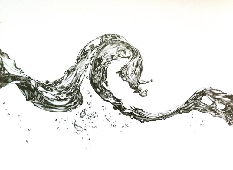 Fluids Drawing by Lucy Beevor | Saatchi Art