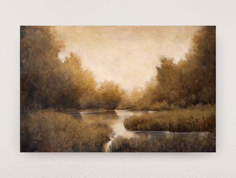 Original Impressionism Landscape Painting by Don Bishop