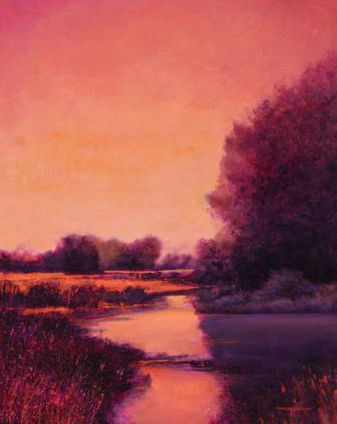 Original Impressionism Landscape Painting by Don Bishop