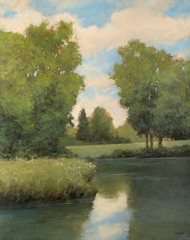 Original Impressionism Landscape Painting by Don Bishop