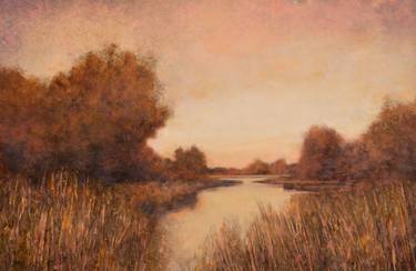 Original Impressionism Landscape Painting by Don Bishop