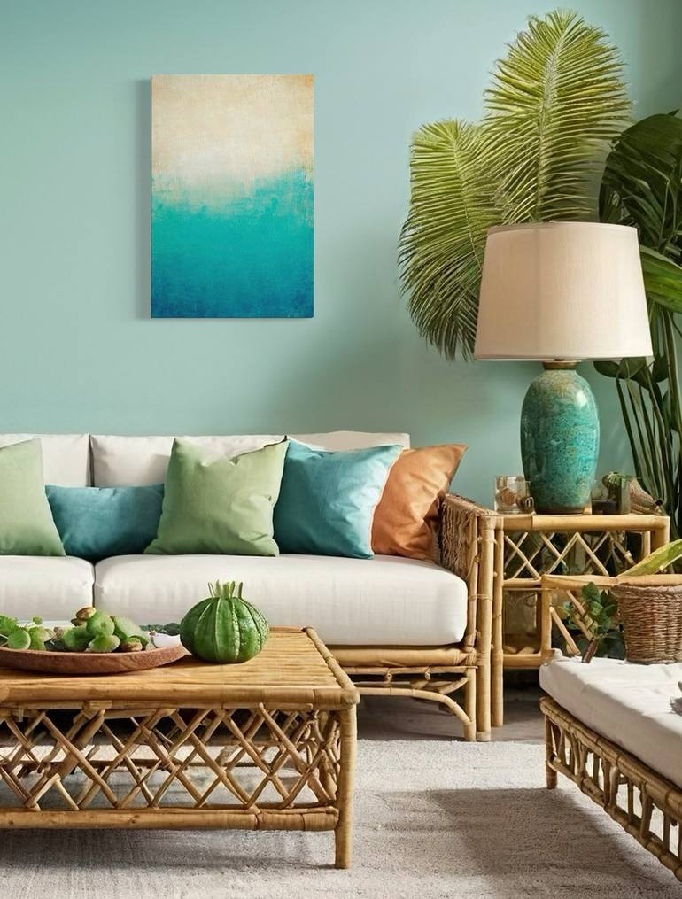 Original Abstract Expressionism Abstract Painting by Don Bishop