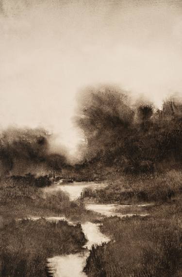Original Impressionism Landscape Painting by Don Bishop