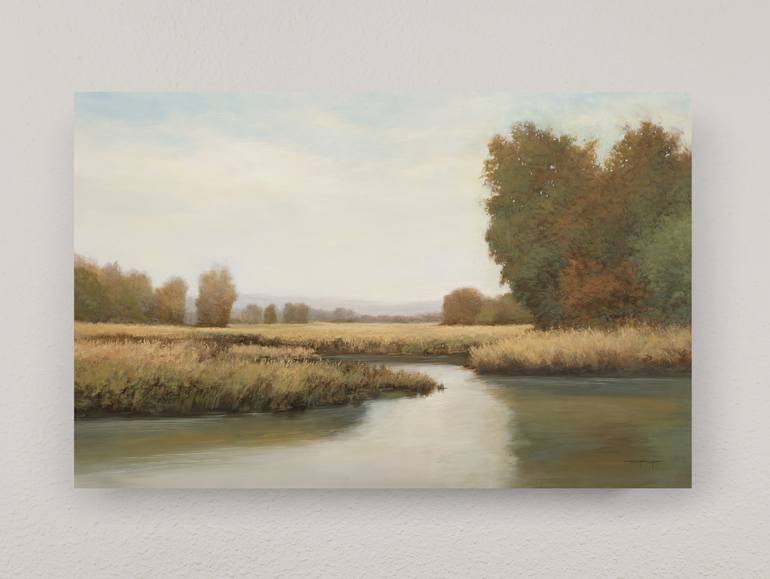 Original Impressionism Landscape Painting by Don Bishop