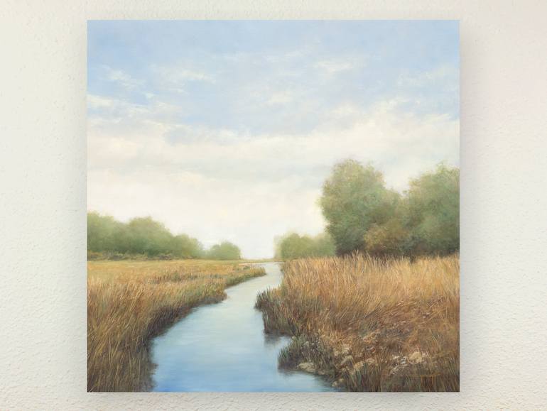 Original Impressionism Landscape Painting by Don Bishop