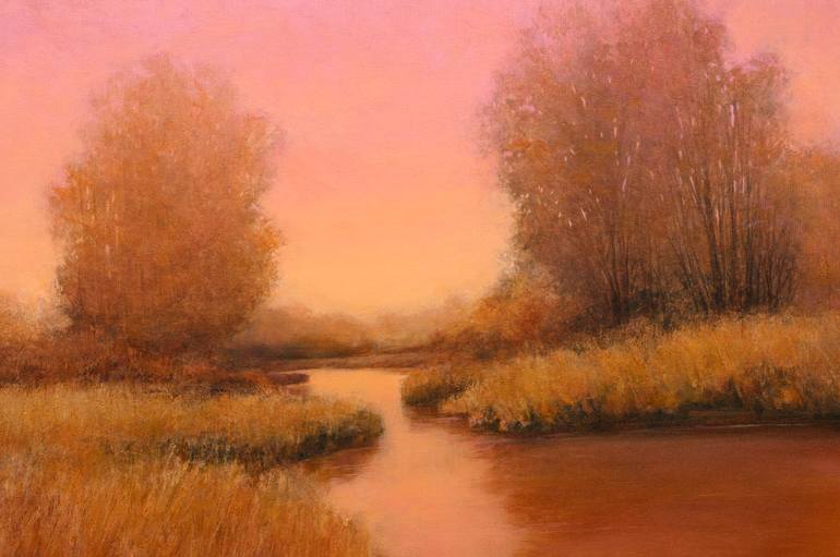 Evening Glow 260112 Painting by Don Bishop | Saatchi Art