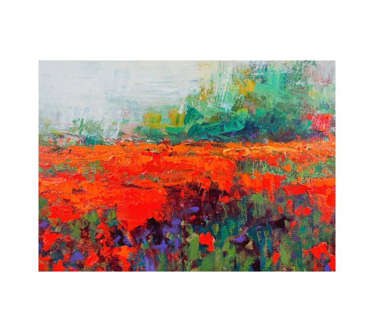 Original Abstract Expressionism Landscape Painting by Don Bishop