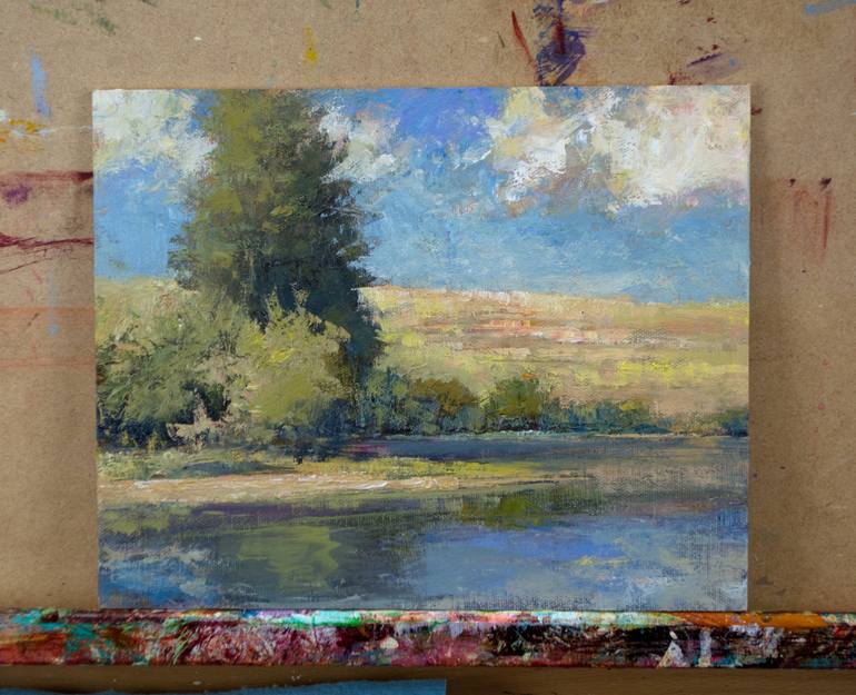 Original Impressionism Landscape Painting by Don Bishop