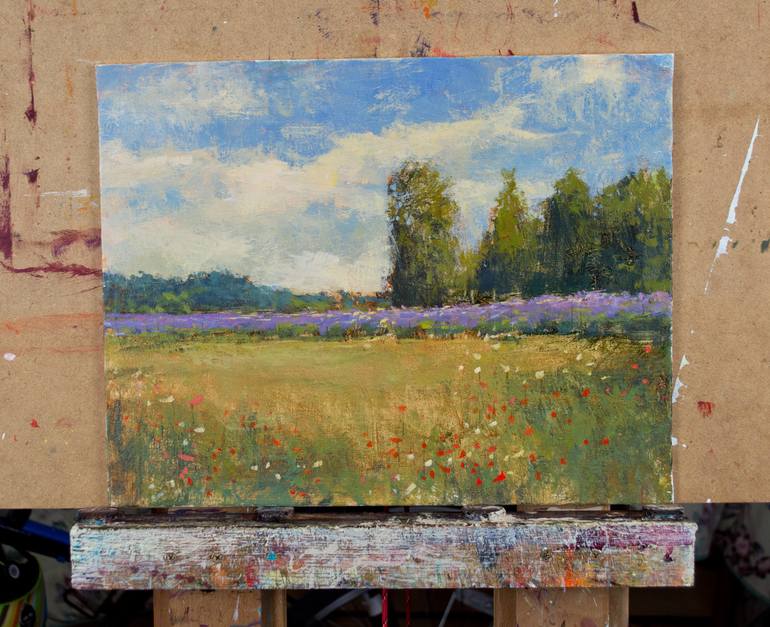 Original Impressionism Landscape Painting by Don Bishop