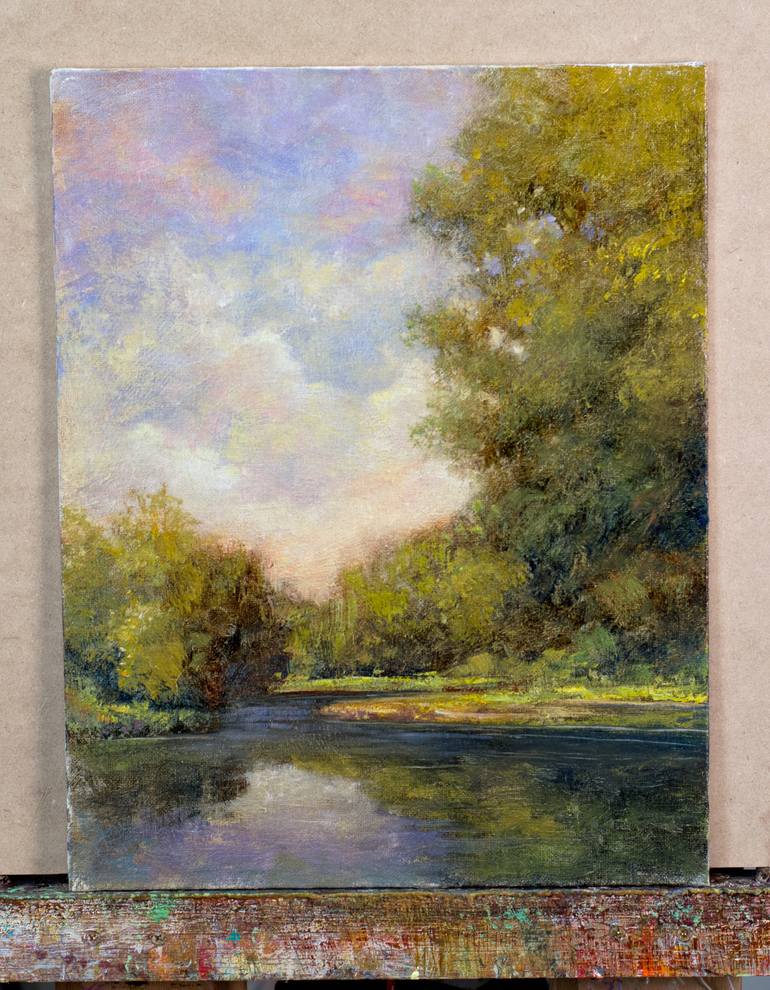 Original Impressionism Landscape Painting by Don Bishop