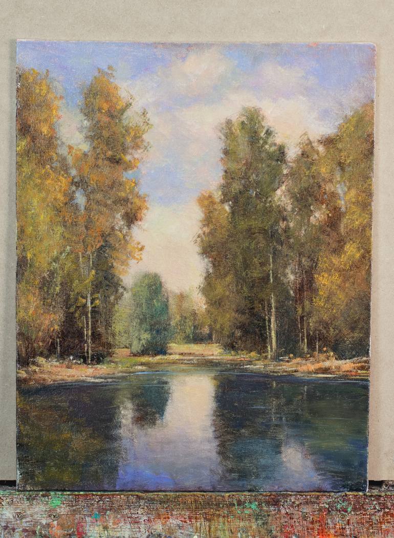 Original Impressionism Landscape Painting by Don Bishop