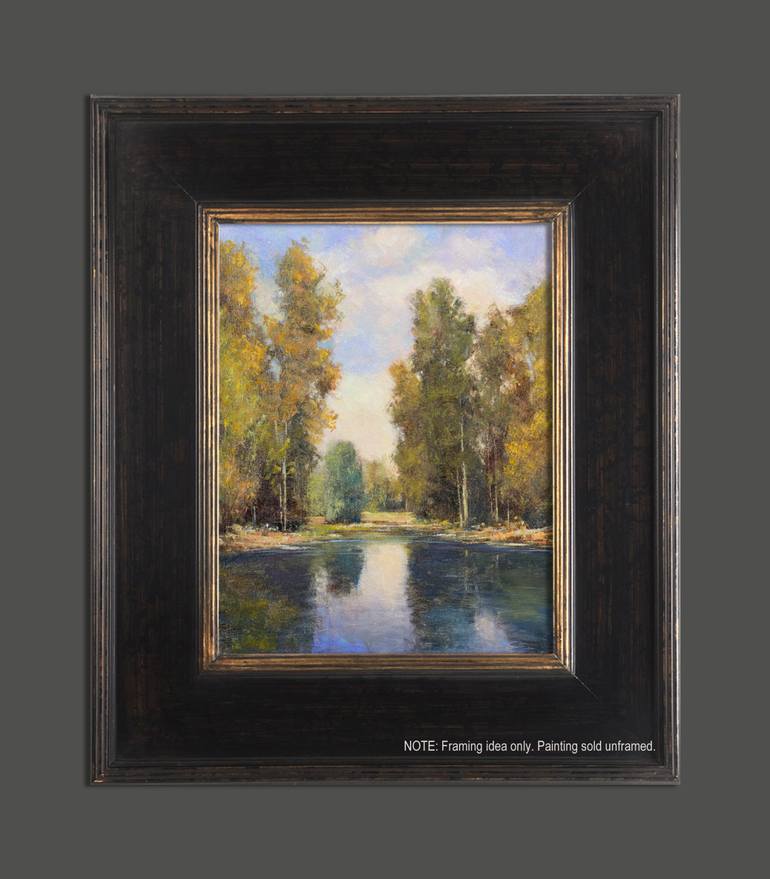 Original Impressionism Landscape Painting by Don Bishop