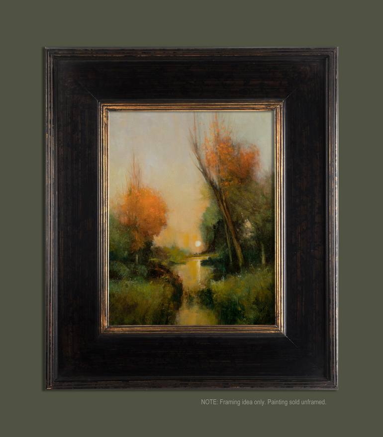 Original Impressionism Landscape Painting by Don Bishop