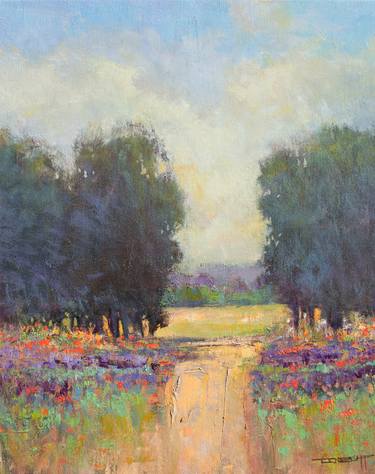 Saatchi Art Artist Don Bishop; Painting, “Summer Field 190617” #art