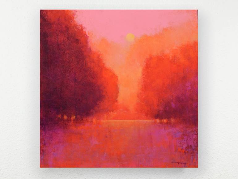 Original Impressionism Landscape Painting by Don Bishop