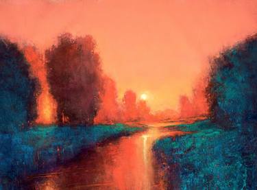 Original Expressionism Landscape Paintings by Don Bishop
