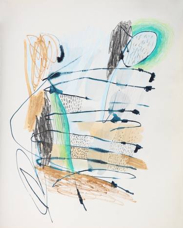 Original Abstract Drawing by Milena Vuckovic