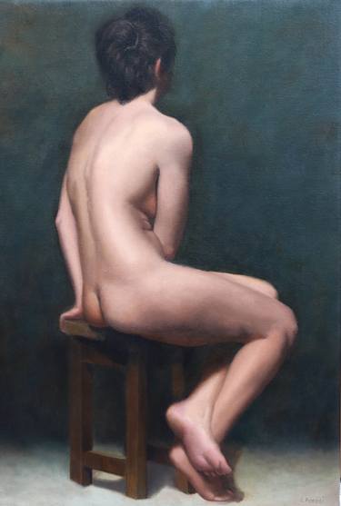 Original Realism Nude Paintings by Luciana Foresi
