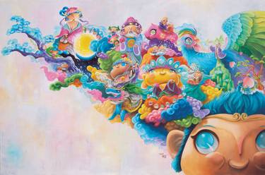 Original Pop Art World Culture Paintings by TikKa Ng