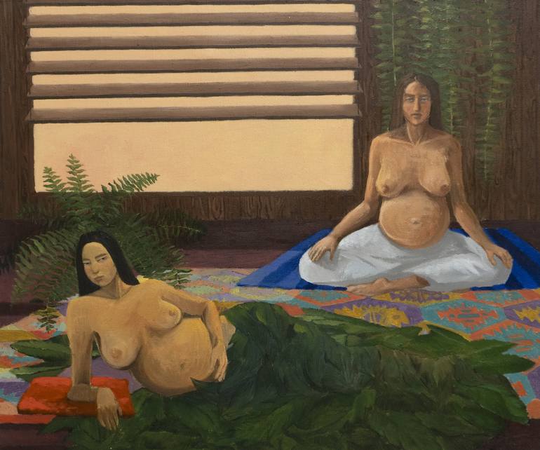 Original Romanticism Women Paintings by Maria Turel
