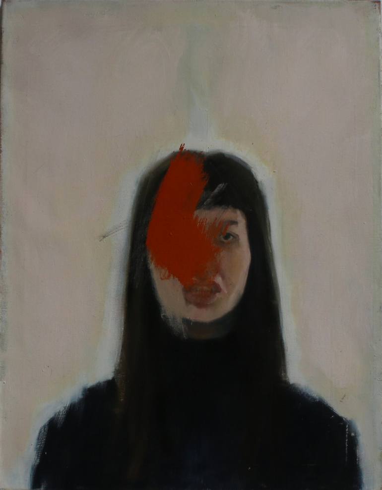 Original Conceptual Portrait Paintings by Maria Turel