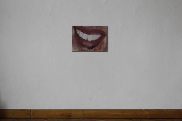 Original Expressionism People Painting by Maria Turel