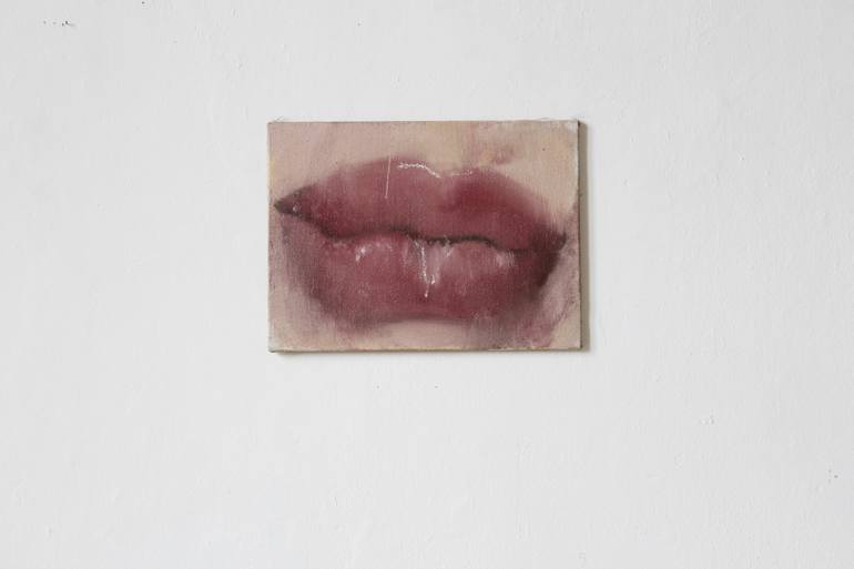 Original Expressionism People Painting by Maria Turel