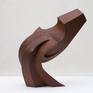 Equu 3 v4. This is an iron sculpture belonging to Equu series inspired into a horse head. The sculpture was finished in natural oxid.