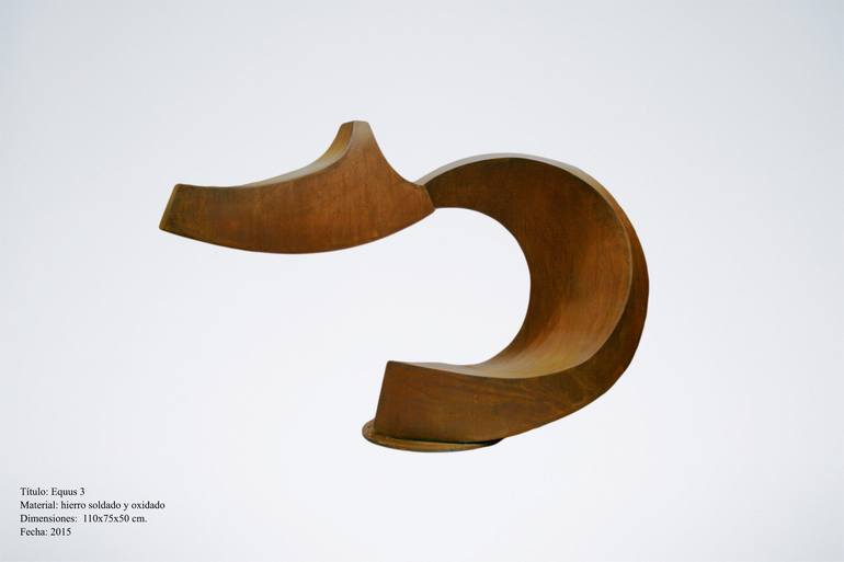 Original Abstract Horse Sculpture by Roberto Canduela