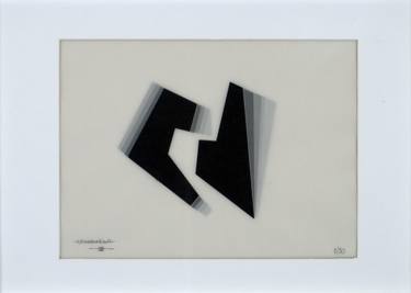 Original Cubism Abstract Printmaking by Roberto Canduela