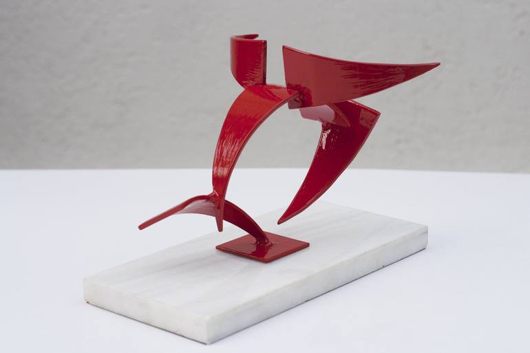 Original Cubism Abstract Sculpture by Roberto Canduela