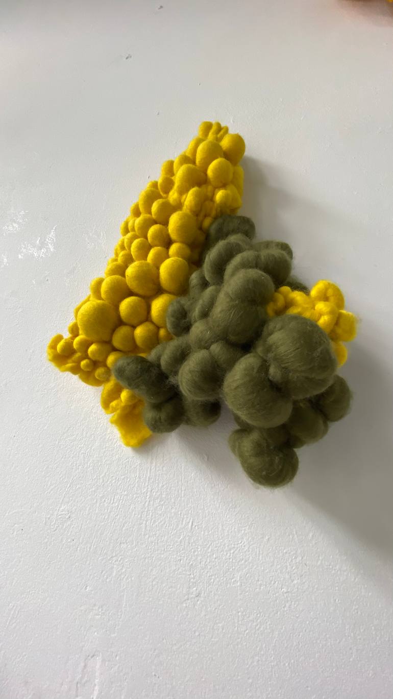 Original Abstract Outer Space Sculpture by Sonja Cabalt