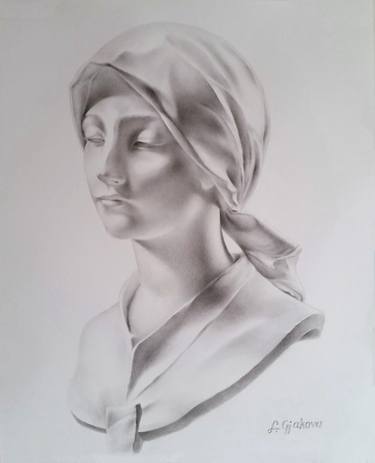 Original Realism Women Drawings by Liman Gjakova