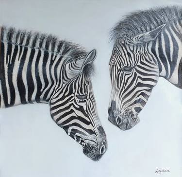 Two zebras thumb