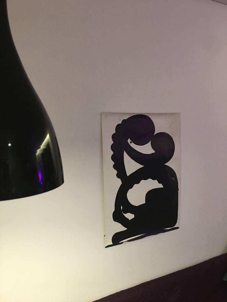 Original Abstract Love Drawing by ŽIlvinas GaižAuskas