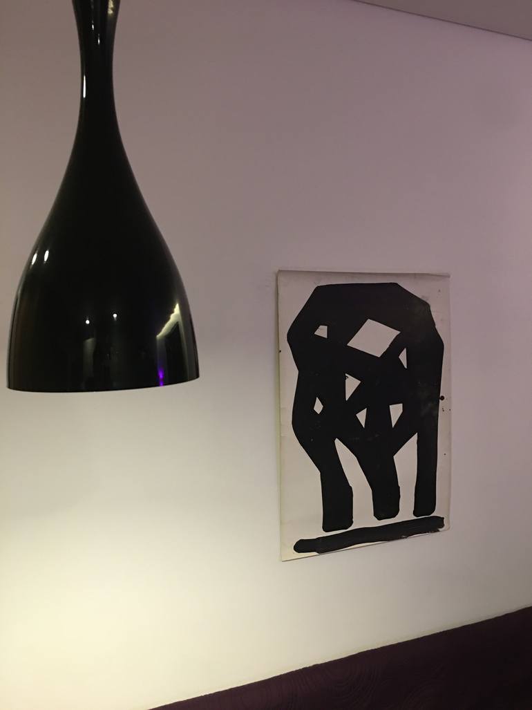 Original Abstract Animal Drawing by ŽIlvinas GaižAuskas