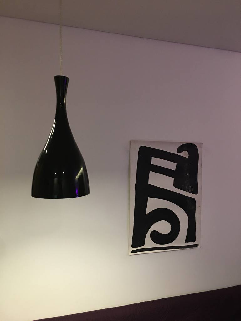 Original Abstract Animal Drawing by ŽIlvinas GaižAuskas