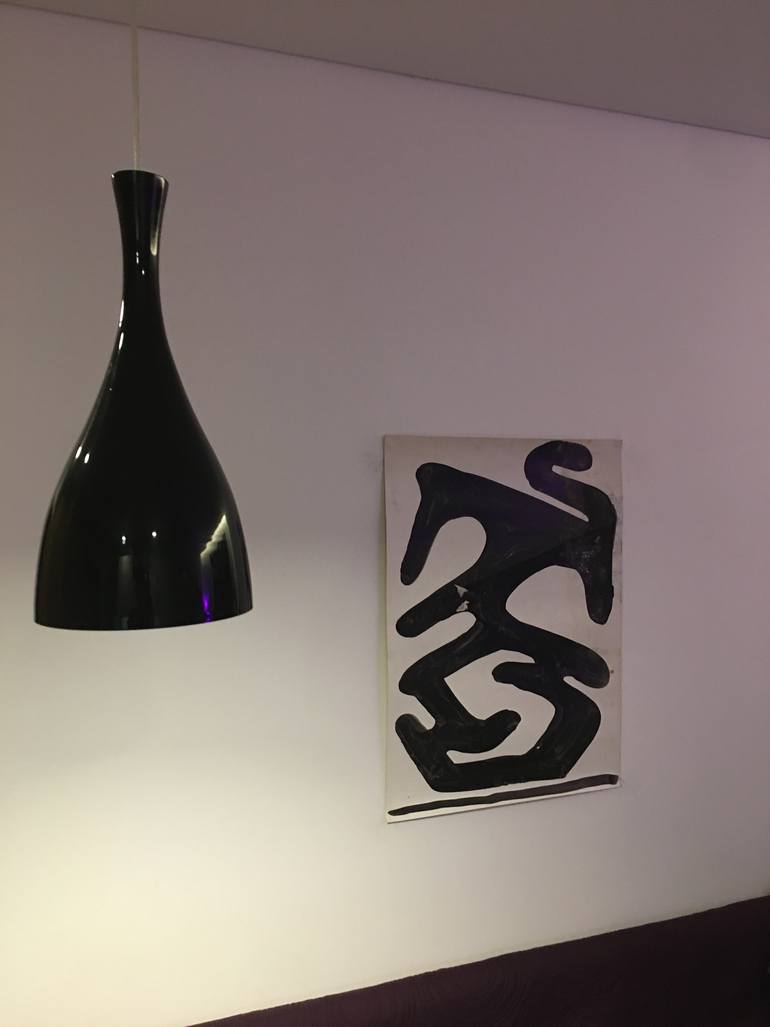 Original Abstract People Drawing by ŽIlvinas GaižAuskas