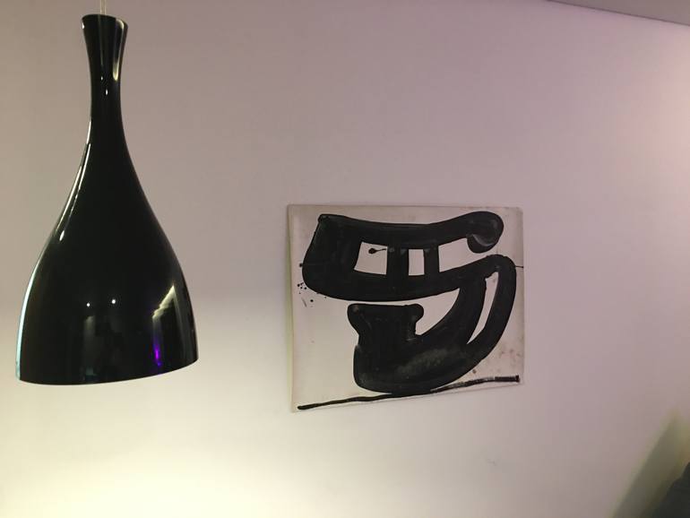 Original Abstract Expressionism Abstract Drawing by ŽIlvinas GaižAuskas